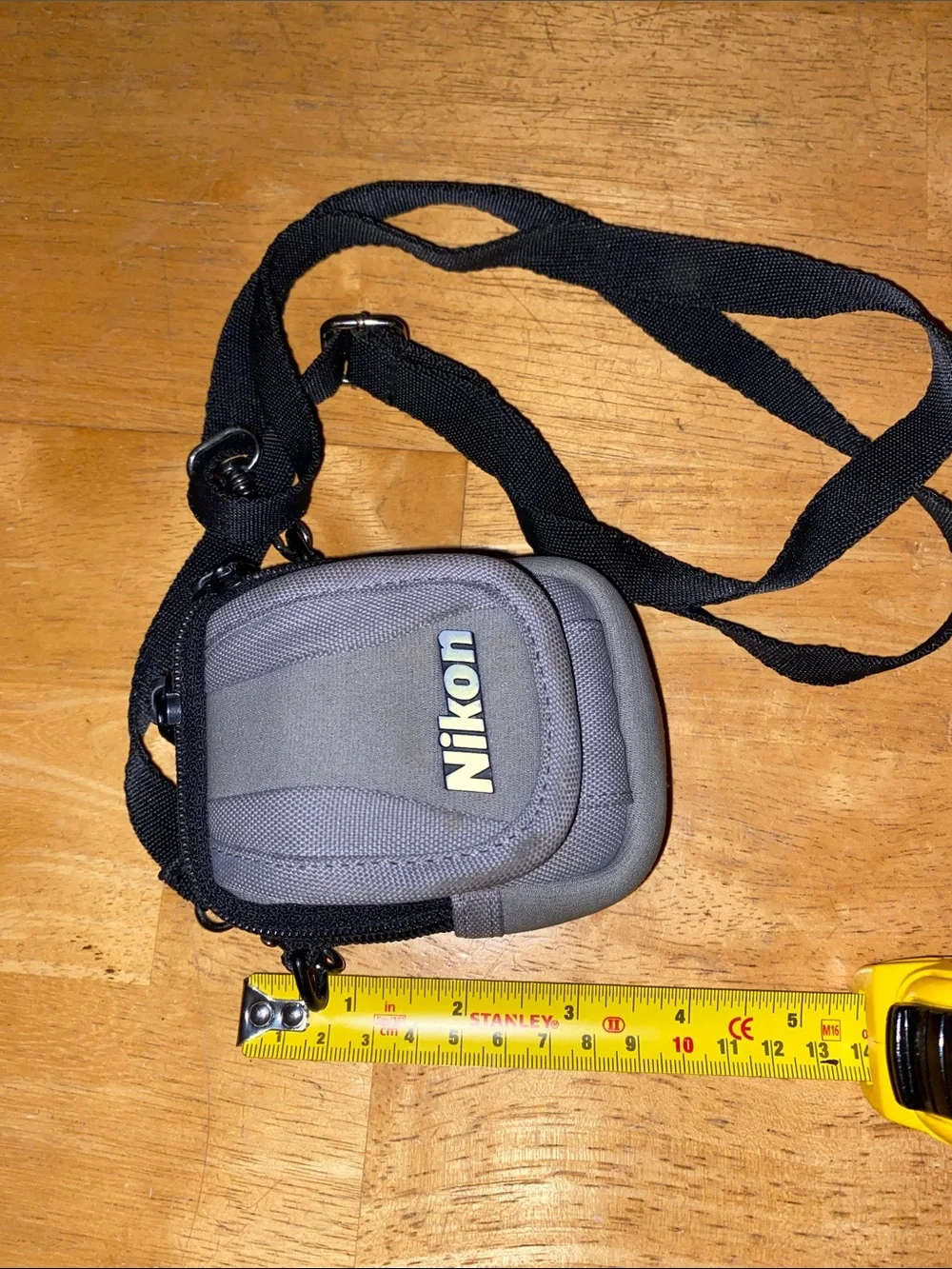 Nikon Camera Case for Coolpix L Series Gray Black With Strap 3.5x2.5”